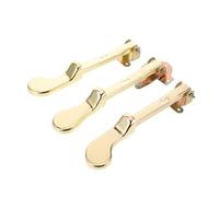 FRCOLOR 3pcs Upright Piano Sustain Pedal with Dual Hole Design for Secure Fit Metal Construction Compatible with Various Upright Models Enhances Stability and Smooth Playing Sessions