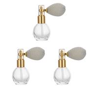 FRCOLOR 3pcs Vintage Perfume Spray Bottle Refillable Perfume Bottle Glass Perfume Atomizer Antique Perfume Bottles Cosmetics Spray Bottle 5ML