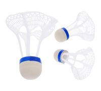 FRCOLOR 3pcs Wind Resistant Badminton Shuttlecocks Made of Plastic and Foam for Indoor Training with Moderate Weight and Easy to Control Features Random Color
