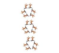 FRCOLOR 3sets Antler Hairpin for Girls Party Antlers Hairpin Christmas Elk Clip Hair Accessories for Teenagers Women 6pcs*3