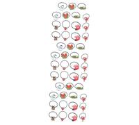 FRCOLOR 3sets Cartoon Elk Snowflake Socks Xmas Hair Band Christmas Accessories for Kids Boys Girls Hair Ties 15pcs*3