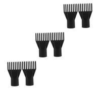 FRCOLOR 3sets Hair Dryer Nozzle Replacement Styling Tool Comb Nozzle for Professional Dryer 2pcs*3