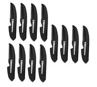 FRCOLOR 3sets Men's Beard Grooming Set Comb Folding Hair Brush Pocket Size Beard Styling Tool for Shapes 4pcs*3