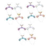FRCOLOR 3sets Mermaid Hair Accessories Lightweight Headband Headband for Boys and Girls and Adults 4pcs*3
