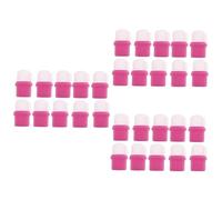 FRCOLOR 3sets Nail Removing Covers Nail Soaker Covers Set Cuticle Remover Tool Polish Removers Soak off for Manicure 10pcs*3