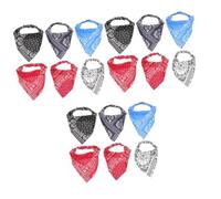 FRCOLOR 3sets Triangle Hair Scarves Fashion Headband Elastic Chiffon Head Scarf Hair Decoration Perfect for All Types 6pcs*3