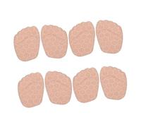 FRCOLOR 4 Pairs Ball of Foot Cushions for Women Beige Self Adhesive High Heel Inserts Shock-Absorbing Gel Pads for Foot Relief Comfortable Soft Forefoot Protection Shoes
