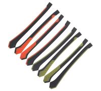 FRCOLOR 4 Pairs Eyeglasses Arms Replacement Soft Anti-Slip Rubber Temple Tips Sleeves for Fit Eyewear Arm Covers Comfortable Ear Cushions for School and Sports