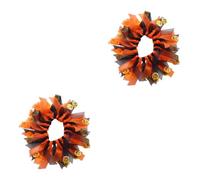 FRCOLOR 4 Pcs Christmas Necklace Dog Collar Halloween Collars Dog Decorative Elastic Necklace Ribbon A Necklace Birthday Pet Collar Hat Necklaces Polyester Pet Collar Round Neck Decorate