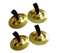 FRCOLOR 4 Pcs Pure Copper Finger Cymbals Set, Belly Dance Percussion Cymbals for Dancers, Musical Dancing Props for Party and Performance in Uk