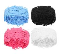 FRCOLOR 4 Rolls Music Notes Ribbon for Wrapping and Preshaped Bow Making Cloth Material 5 Yards Each for Holiday Package Ribbon Crafting