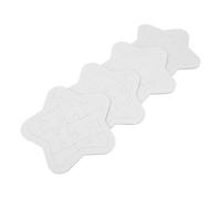 FRCOLOR 4 Sets DIY Blank Star Shaped Paperboard Puzzle Pieces for Painting Craft Jigsaws to Develop Creativity Hand Eye Coordination and Logic Thinking Safe Smooth Surface for Home Art