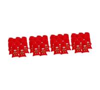 FRCOLOR 40 Pcs Velvet Drawstring Bag Container Candy Bags Drawstring Christmas Bags Christmas Sack Christmas Holders Candy Storage Pouches Small Candy Bag Fabric Red