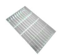 FRCOLOR 40grid Pressed Powder Display Stand Acrylic Storage Box Makeup Organiser Tray for Loose Powder Storage for Makeup Organiser