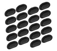 FRCOLOR 40Pcs Black EVA Anti-Slip Nose Pad Cushions for Plastic Frames and Spectacles, Lightweight Replacement Pads for Glasses Kits