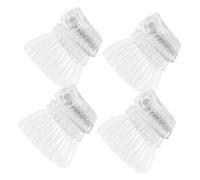 FRCOLOR 40pcs Magnetic Nail Art Display Tips with Transparent Acrylic Color Cards for Nail Salon Practice and Training Quick Swap Manicure Sample Sticks Compact Portable Polish Palette for