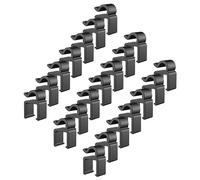 FRCOLOR 40pcs Tough Plastic Phone Holder Mic Stand Cable Clip Cable Holder for Phone Mount Arm Clip