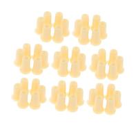 FRCOLOR 42pcs Guzheng String Ferrules Beige Rubber Caps for Chinese Zither Accessories Easy Installation for Professional and Teaching Use Wear-resistant Material Enhances Sound Quality