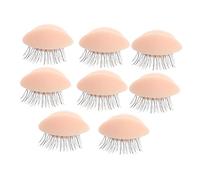 FRCOLOR 4pairs Eyelash Perming Kit Lash Extension Kit for Beginners Lashes Practice Mold Train Your Skills