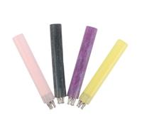 FRCOLOR 4pcs Acrylic Manicure Marker with Interchangeable Ball Tip and Five-petal Shape for Smooth Glitter Application, Professional DIY Fingernail Tool for Home Manicure and Floral Nail