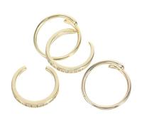 FRCOLOR 4pcs Adjustable Open Toe Rings for Women Set Lightweight Rhinestone and Smooth Drop Design Foot Jewelry for Summer Beach Vacation Comfortable Fit for Various Toe