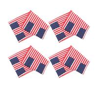FRCOLOR 4pcs Adjustable Soccer Headbands Patriotic Soccer Design Sweat Absorbing Elastic Polyester Wide Hairbands for Women Occasion Intense Games
