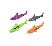 FRCOLOR 4Pcs Adorable Diving Sharks Fun Swimming Pool Accessories for Underwater Training and Skill Development for Boys