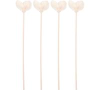 FRCOLOR 4pcs Aroma Diffuser Flowers Artificial Simulation Flower Cotton Elegant Absorb Essential Oils DIY for People Who Want to Refresh The Air of Their Rooms Home