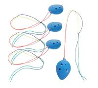 FRCOLOR 4Pcs Beginner Mini Ocarina Lightweight Musical Instruments for Easy to Learn Performance Practice with Smooth Surface and Reliable Craftsmanship Random Color