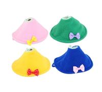 FRCOLOR 4pcs Bite Collar Bird Recovery Cone Collar Protective Neck Cover for Parrot