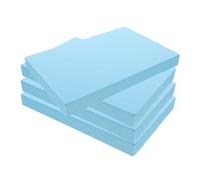 FRCOLOR 4pcs Blue Rectangular Polystyrene Foam Blocks 30x20x3cm for DIY Crafts, Floral Arrangements, Sculpture Modeling and Art Projects, Large Foam Brick Set for School and Home Use