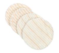 FRCOLOR 4pcs Breastfeeding Pads Reusable Washable Soft Cotton Breast Pads for Women Lactation Support