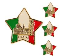 FRCOLOR 4pcs Creative Women Brooch Pins Small Costume Props Decoration Unique Breastpin Clothes Accessories