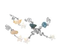 FRCOLOR 4pcs Crystal Dreadlock Hair Beads for Women Crystal Dreadlock Accessories Hair Jewelry Beads for Braids