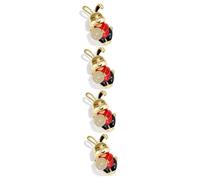 FRCOLOR 4pcs Cute Bunny Brooch Pin for Women Adorable Zircon Decorative Lapel Pin present for Easter Valentine Day Fashion Brooch for Jackets Coats Bags
