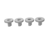 FRCOLOR 4pcs Dishwasher Wheel Lower Rack Pulley Roller Dishwasher Rack Pulley Compatible for Aeg General Lower Dish Roller