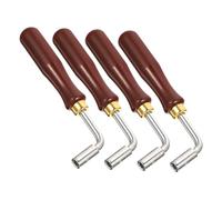 FRCOLOR 4pcs Dulcimer Tuning Wrench Set Adjustable Spanner with Ergonomic Grip Instrument Tool for Violin Harpsichord Yangqin Maintenance