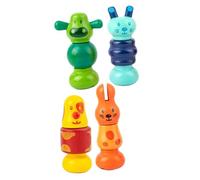 FRCOLOR 4Pcs Educational Screw for Years Montessori Fine Motor Skill Development Color Recognition Logical Thinking Cognitive Play for Boys