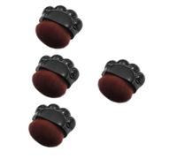 FRCOLOR 4pcs Flat Top Foundation Brush Cat Claw Design Blending Makeup Brush for Liquid Foundation Soft Synthetic Fiber