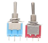 FRCOLOR 4pcs Foot Pedal Mini Switch for Guitar Effects Pedal Metal Plastic 3-pin Small for Guitar and Amplifier