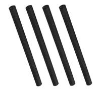 FRCOLOR 4pcs Graphite Cylinder Rods High Electrical Conductivity Heat Resistant Graphite Raw Material for Electrochemical and Physical Experiments