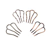 FRCOLOR 4pcs Hair Bun Maker Teeth Side Comb Plastic for Updo Parties Weddings Hair Styling Fork Comb