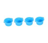 FRCOLOR 4pcs Hair Removal Wax Warmer Liner Silicone Bowl Electric Wax Melt Warmer Replacement Bowl 400ml Capacity