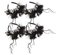 FRCOLOR 4pcs Halloween Goth Headband Simulated Tree Branch Dead Branches Headband for Women Cosplay Party Costume Accessory