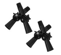 FRCOLOR 4pcs Joint Mop Accessories with German Threaded Rod Multi-Angle Swivel Connectors for Window Cleaning and Dusting Tools Household Cleaning Mop Parts