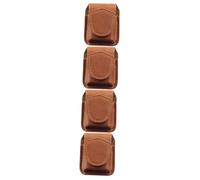 FRCOLOR 4pcs Lighter Protective Cover Leather Bag for Portable Cigarette Lighter Compact and Sturdy