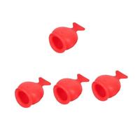 FRCOLOR 4pcs Lip Plumper Tool Suction Silicone Lip Plumping Device Electric Enhancer Fish Shape Plumper Women Beauty Tools