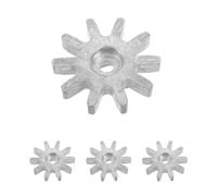 FRCOLOR 4pcs Metal Gumball Machine Gear Wheels for Candy Dispenser Replacement Heavy-duty Precision Mini Vending Machine Parts Compatible with Coin-operated Capsule Bubble Gum Dispensers
