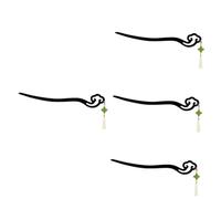 FRCOLOR 4pcs Minimalist Hair Stick Smooth Wooden Hair Chopstick Chinese Hairpin for Daily Party