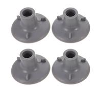 FRCOLOR 4Pcs Non-Slip Suction Cup Rubber Feet 24Mm Id Replacement Feet for Shower Chair Bath Seat Transfer Bench Legs Caps Bathroom Safety Accessories